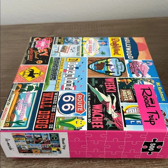 Colorful Travel-Themed Wall Art Puzzle - Picture 3 of 3